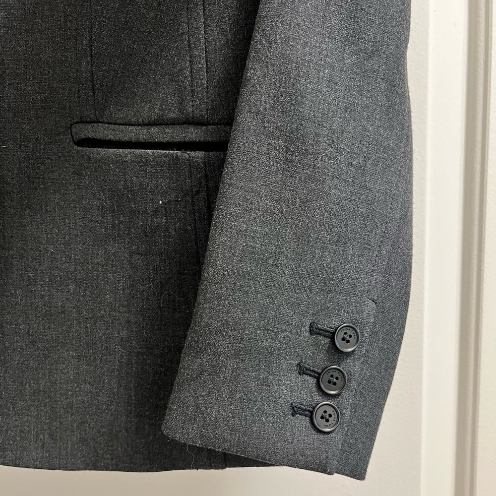 Trina Turk Satin Lapel Fitted Blazer - Picture 7 of 8